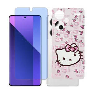 Glass Together model anti blue Screen Protector Suitable for Xiaomi Redmi Note 13 Pro Plus Mobile Phone with Back cover sticker