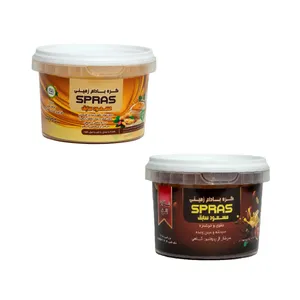 کره بادام زمینی رژیمی کرانچی و شکلات تلخ اسپراس - 250 گرم بسته 2 عددی