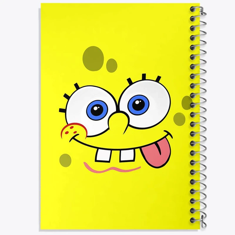 دفتر مشق 50 برگ خندالو مدل باب اسفنجی  کد 1334