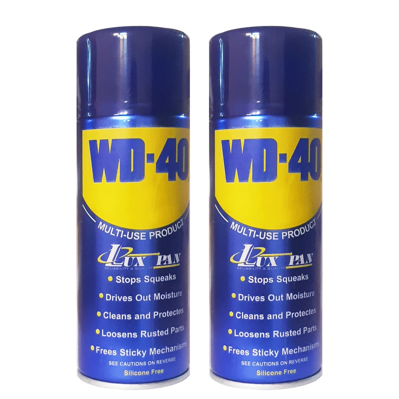 اسپری روان کننده لوکس پن مدل WD-40 حجم 330 میلی لیتر بسته دو عددی اسپری روان کننده لوکس پن مدل WD-40 حجم 330 میلی لیتر بسته دو عددی
