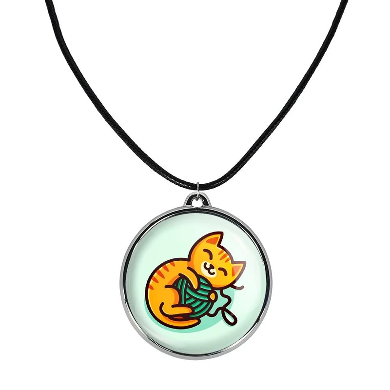 گردنبند خندالو مدل حیوانات بامزه گربه کد 2835828347