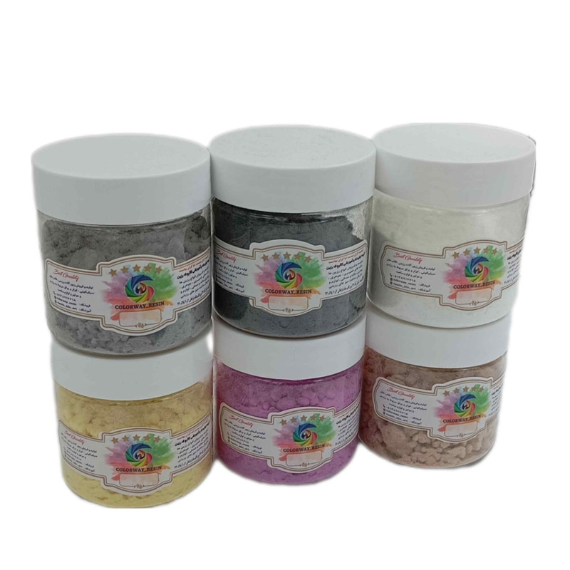 پودر مخمل کالروی مدل تم کد 1005 بسته 6 عددی