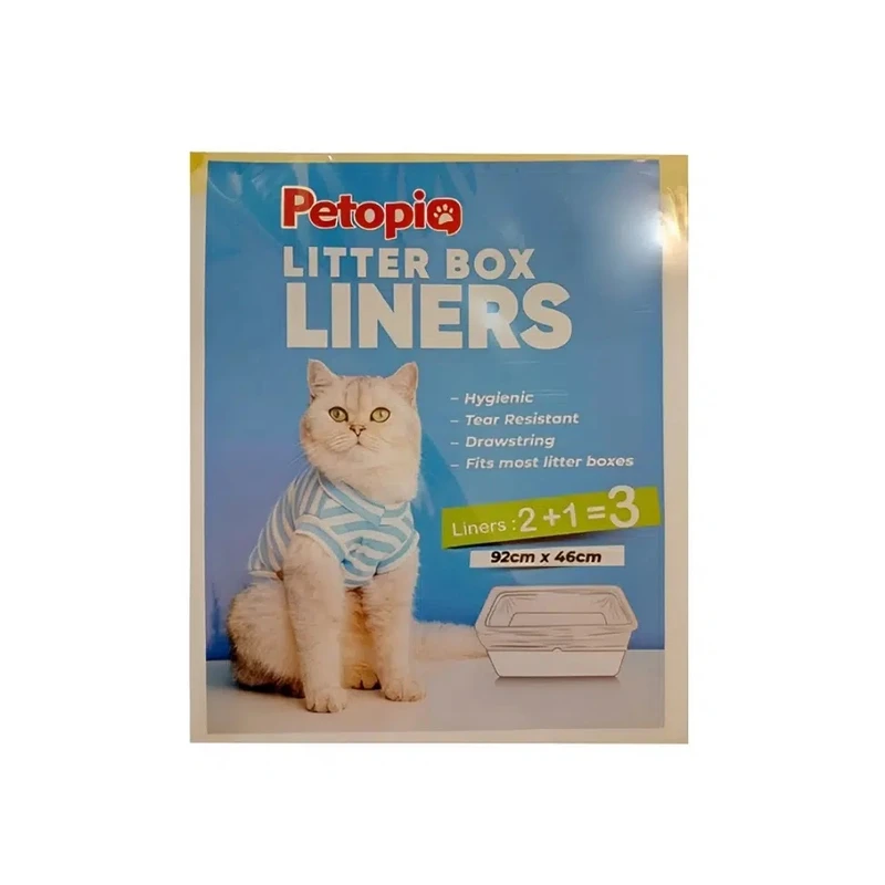 لاینر ظرف خاک گربه پتوپیا مدل 9246 بسته 3 عددی