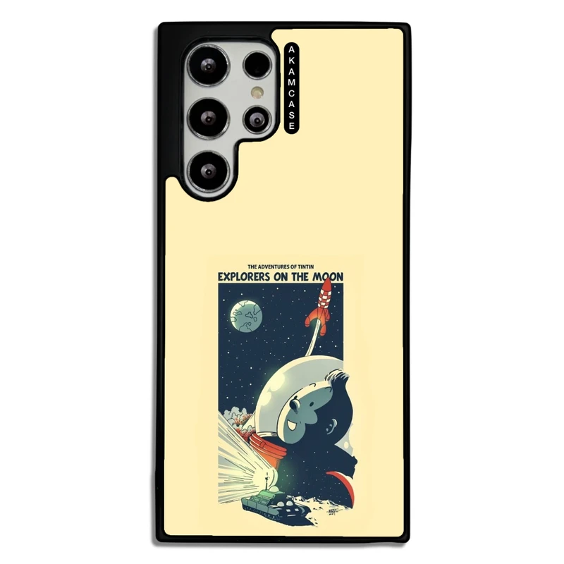 کاور آکام مدل AMC-WSGS22U-TINTIN-6 مناسب برای گوشی موبایل سامسونگ Galaxy S22 Ultra