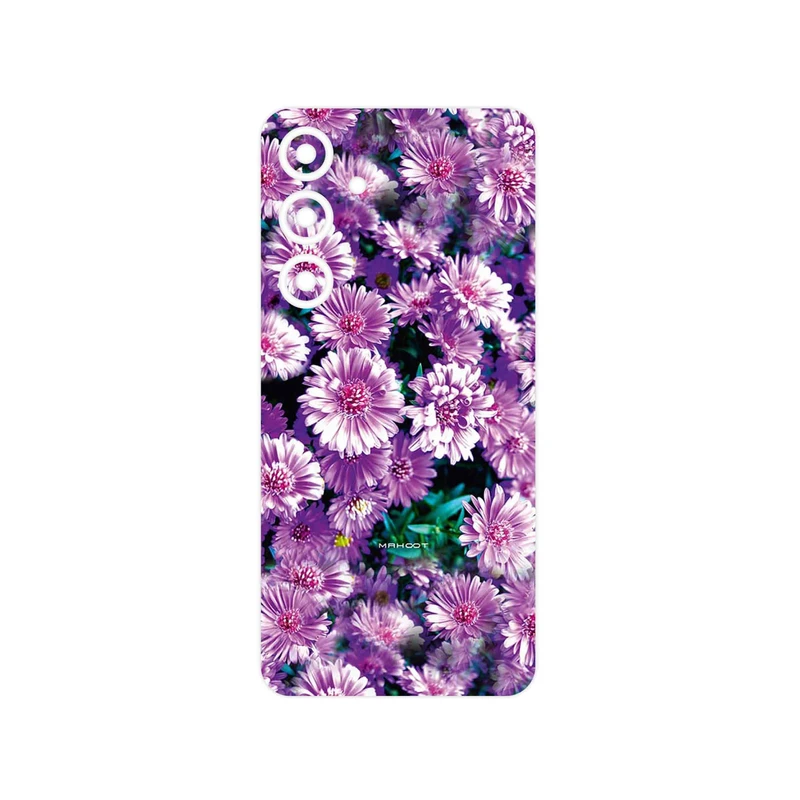 برچسب پوششی ماهوت مدل Purple_Flower مناسب برای گوشی موبایل سامسونگ Galaxy S24 FE