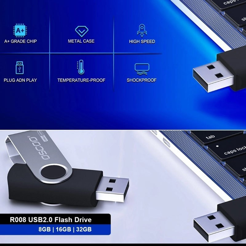فلش مموری اوسکو مدل R008 ظرفیت 64 گیگابایت با رابط USB 2.0