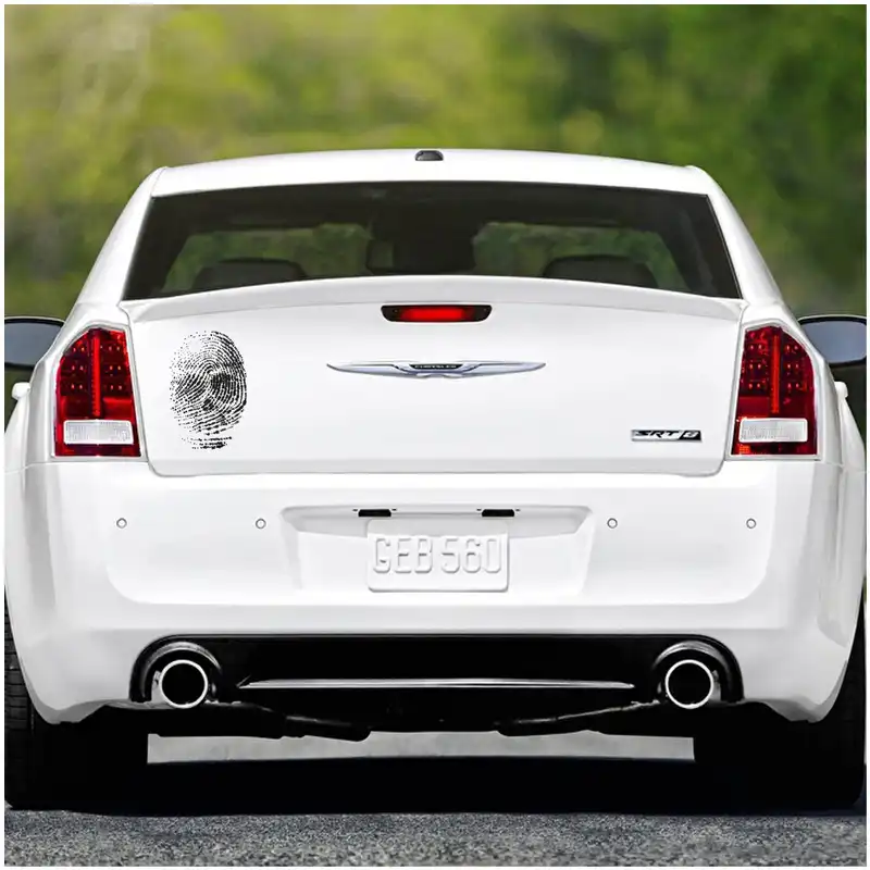 برچسب بدنه خودرو گراسیپا طرح اثر انگشت اسکلتی