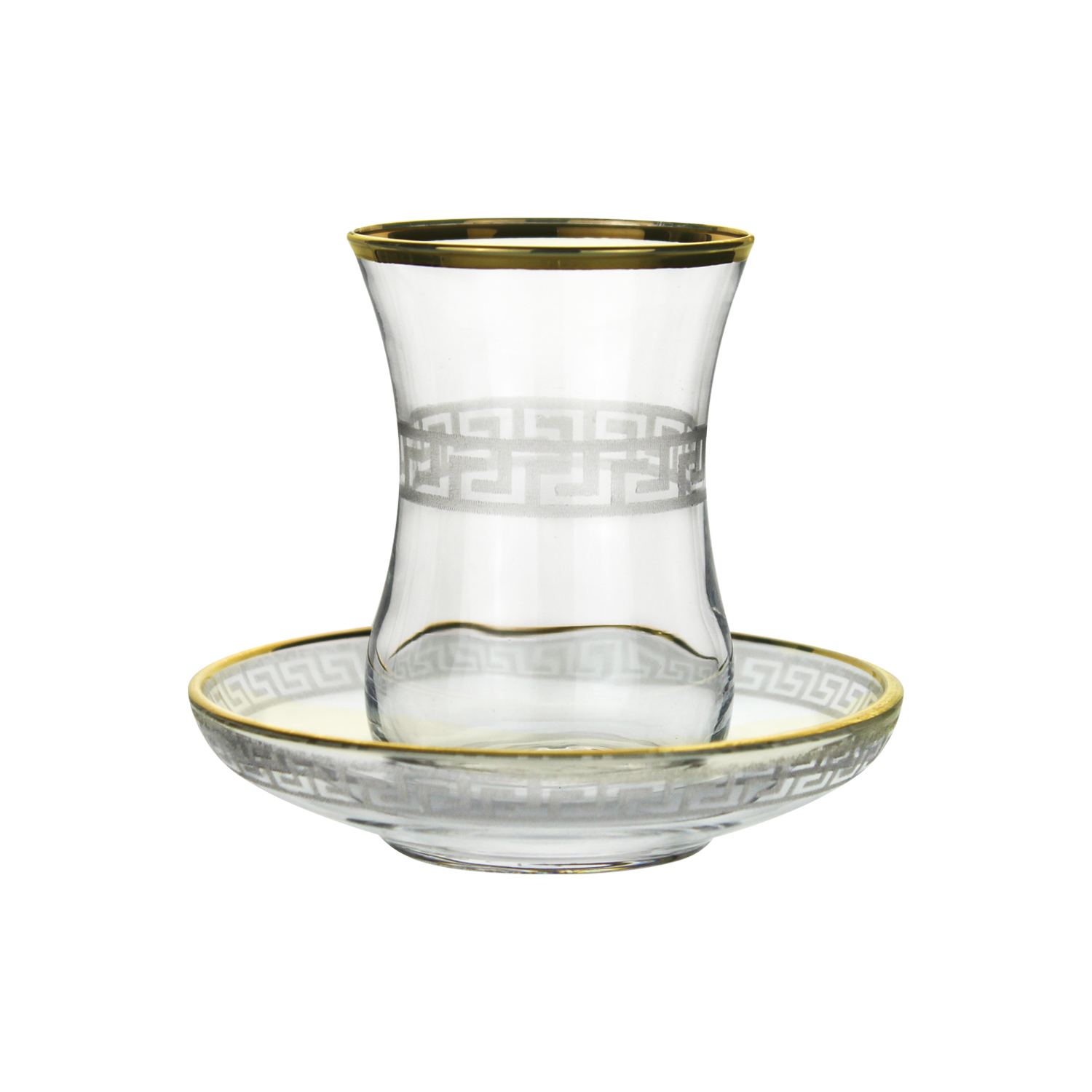 سرویس چای خوری 12 پارچه 6 نفره پاشاباغچه مدل کمرباریک کد 4150