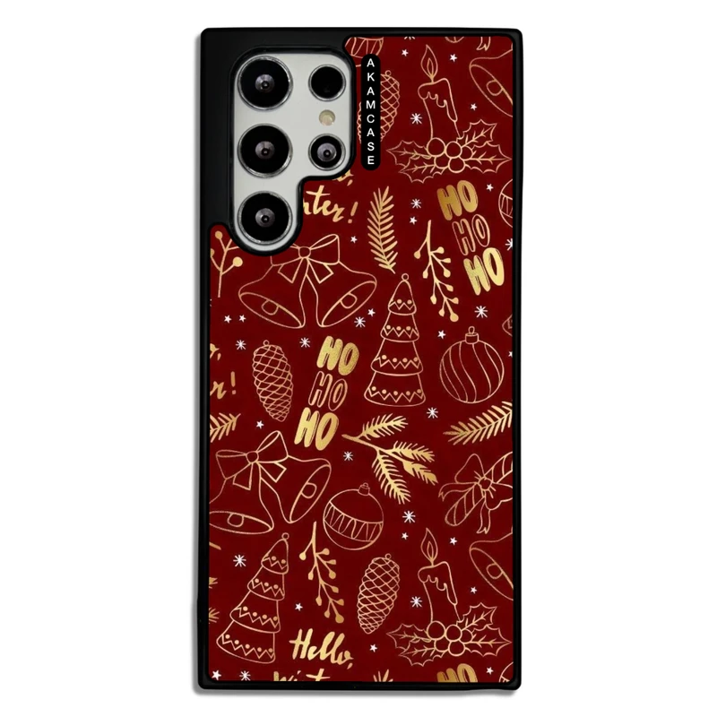 کاور آکام مدل AMC-WSGS22U-CHRISTMAS-18 مناسب برای گوشی موبایل سامسونگ Galaxy S22 Ultra