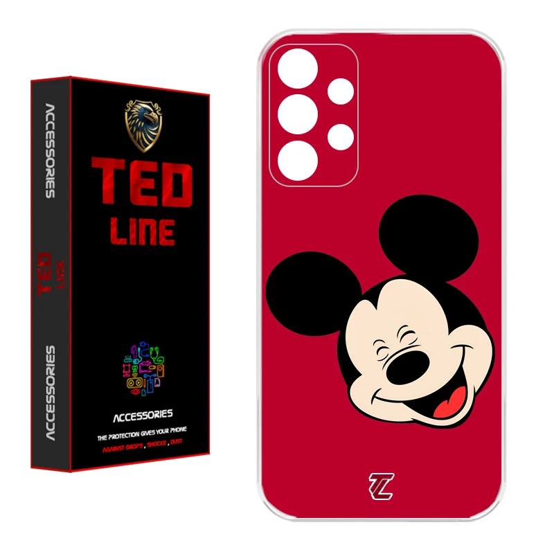 کاور تدلاین طرح میکی موس کد 1213 مناسب برای گوشی موبایل سامسونگ Galaxy A32 4G