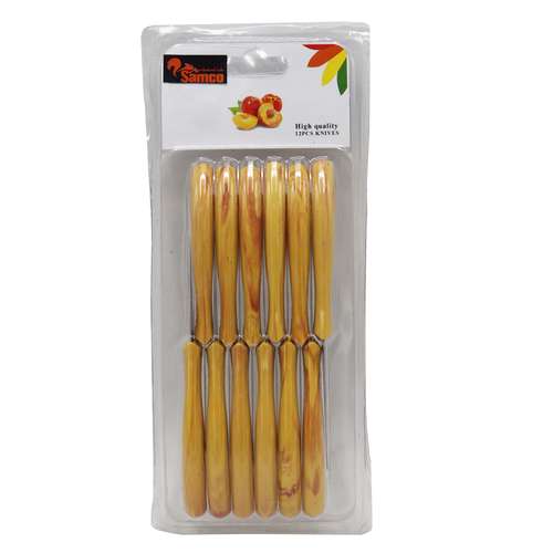 چاقو میوه خوری سامکو مدل YPD-GH-012 بسته 12 عددی
