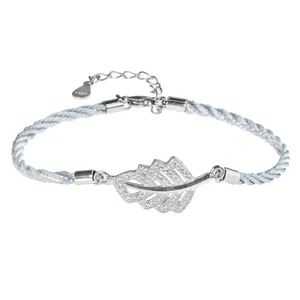 دستبند نقره اقلیمه کد DN367