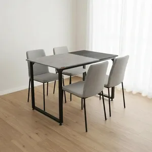 میز ناهارخوری چهار نفره دیزم مدل مونتاژی LNC_asm_120×90_Di_BAGR