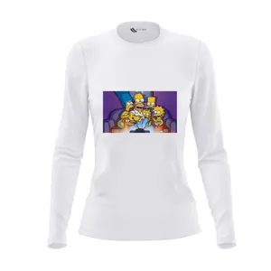 تی شرت آستین بلند زنانه مدل سیمپسون