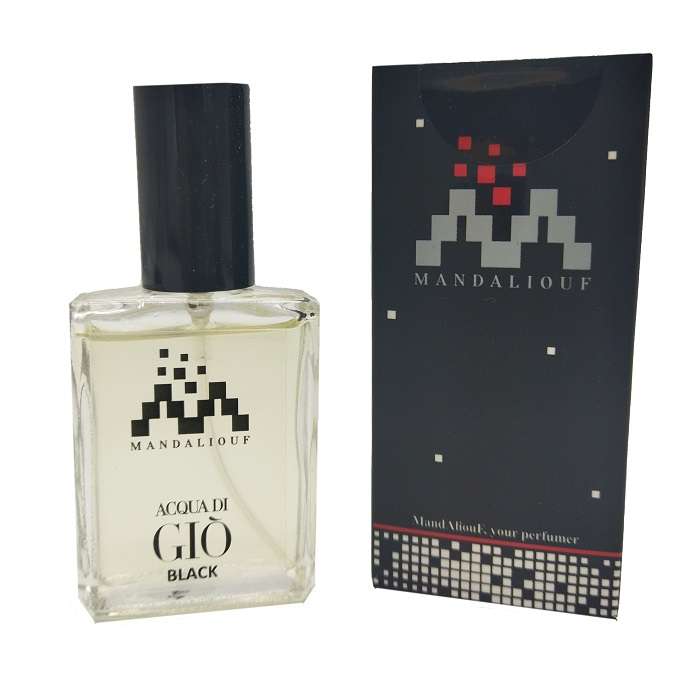 عطر جیبی مردانه مندلیف مدل آکوا دی جیو بلک حجم 15 میلی لیتر