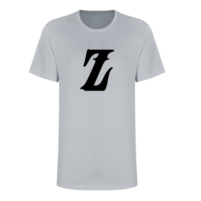 تی شرت آستین کوتاه زنانه مدل حرف Z کد L258 رنگ طوسی