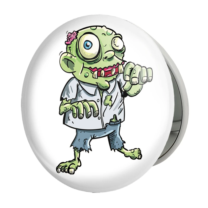 آینه جیبی خندالو طرح ترسناک مدل تاشو کد 1533 