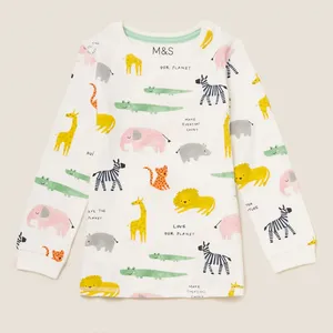 تی شرت آستین بلند بچگانه ام اند اس مدل PK-MS-Animal01