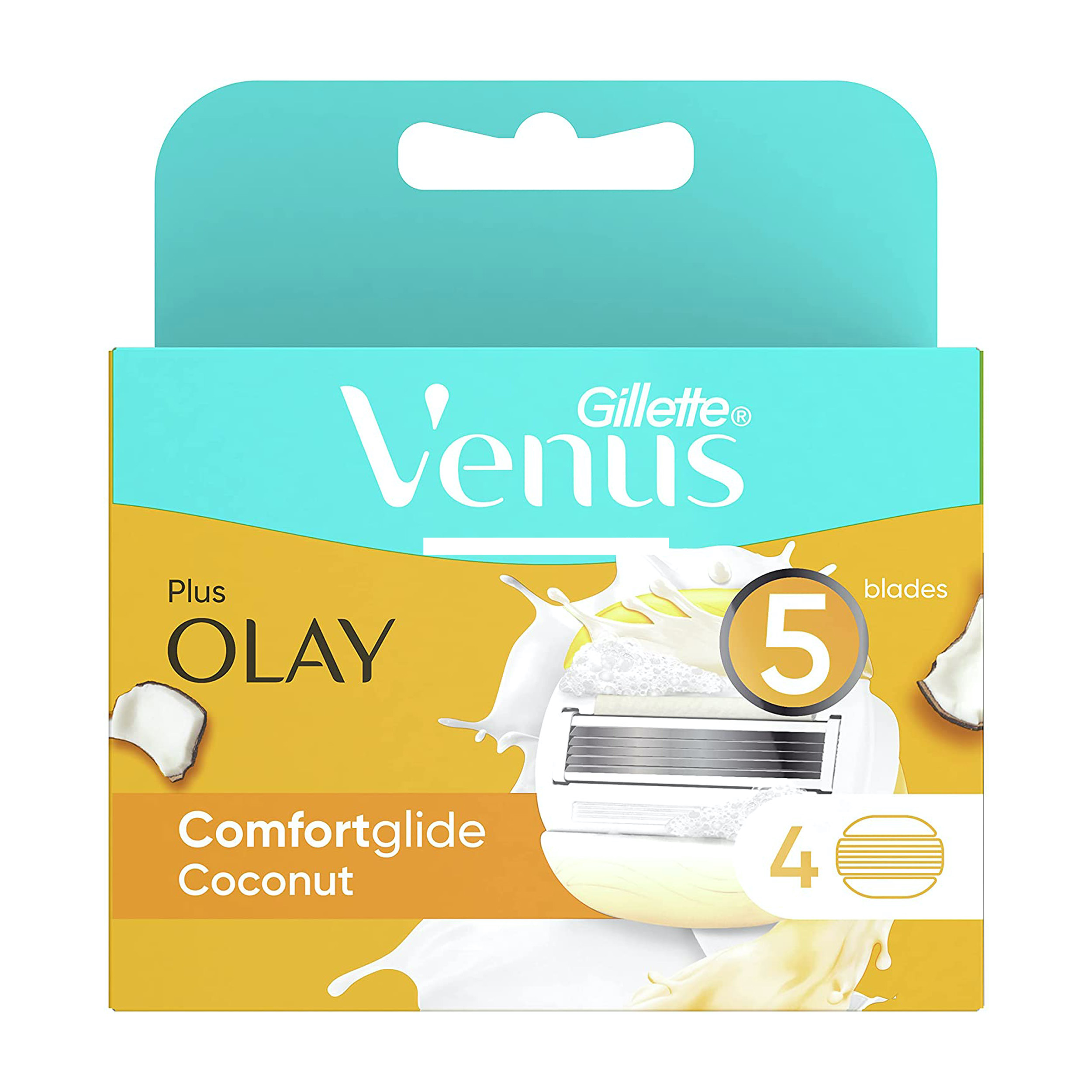 تیغ یدک ژیلت مدل  venus Olay Comfortglide بسته ‏4 عددی