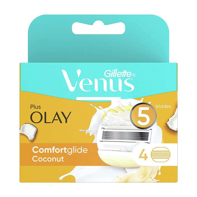 تیغ یدک ژیلت مدل venus Olay Comfortglide بسته ‏4 عددی