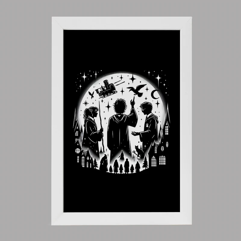 تابلو خندالو مدل هری پاتر (Harry Potter) کد F6012