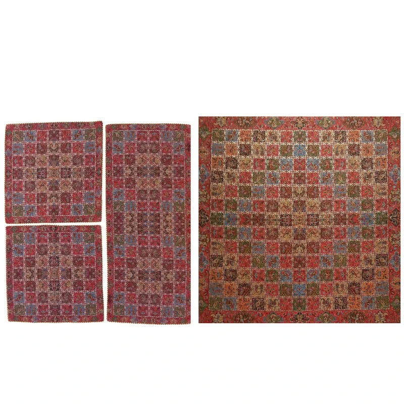 ست 4 تکه رومیزی ترمه کد T71SET24