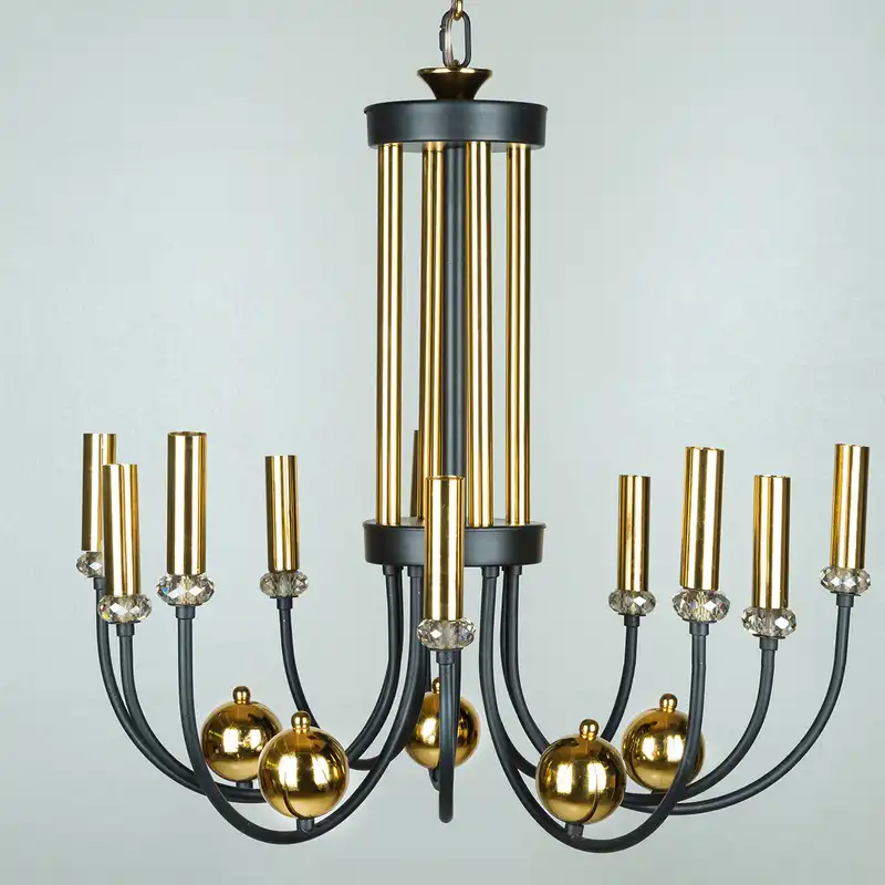 لوستر ده شعله چشمه نور کد 1705/10BK