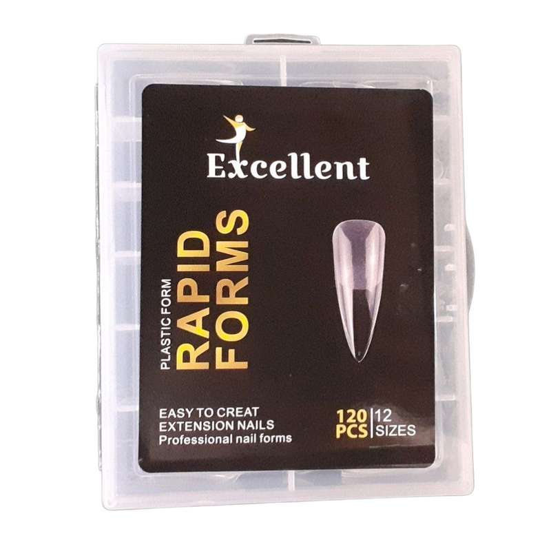 قالب کاشت ناخن اکسلنت مدل RAPID FORMS بسته 120 عددی قالب کاشت ناخن اکسلنت مدل RAPID FORMS بسته 120 عددی
