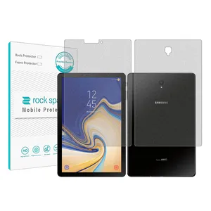 Rockspace model HyMTT screen protector suitable for Samsung Galaxy Tab S4 10.5 tablet along with tablet back protector