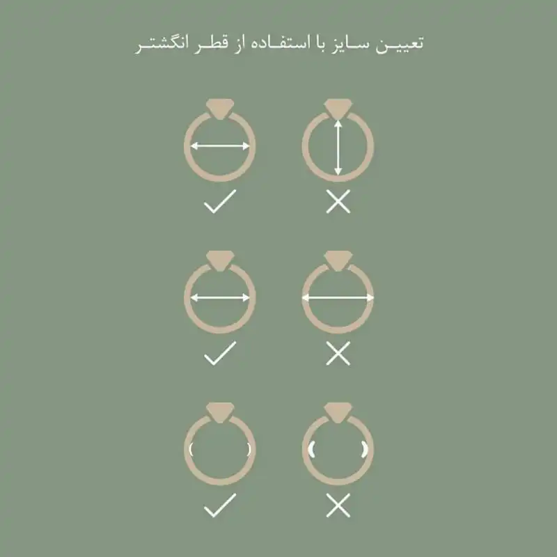 انگشتر ترمه ۱ مدل مرتضی RH199