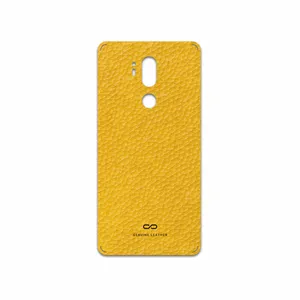MAHOOT Mustard-Leather Cover Sticker for LG G7 PLUS THINQ