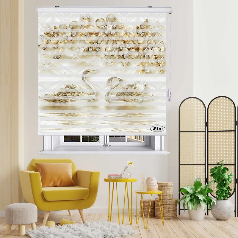  پرده زبرا زیو مدل TD-28 سایز 250x200 سانتی متر