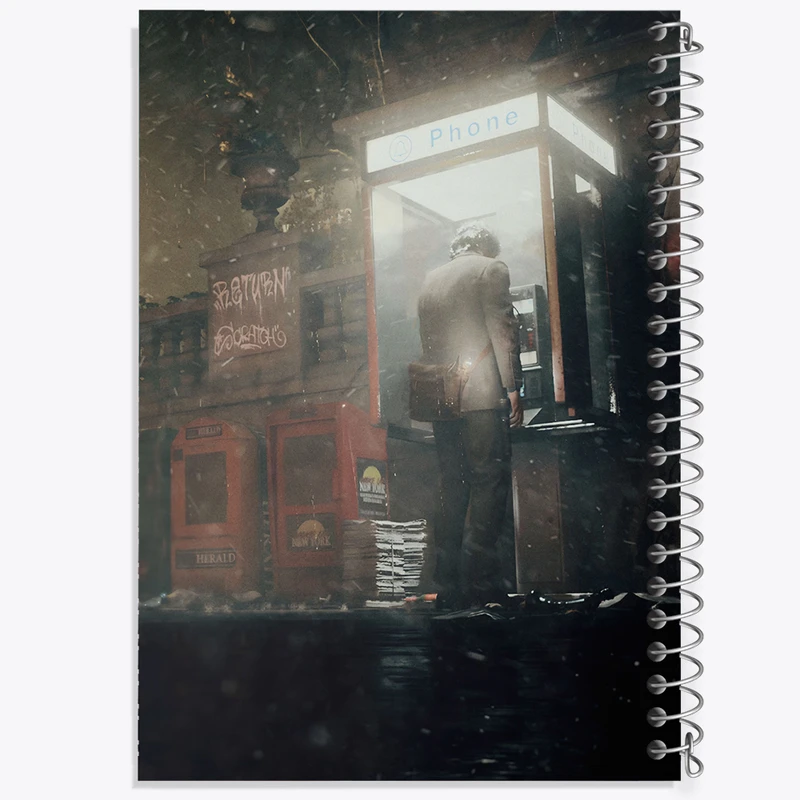 دفتر مشق 100 برگ خندالو طرح بازی آلن ویک (Alan Wake) کد 31314