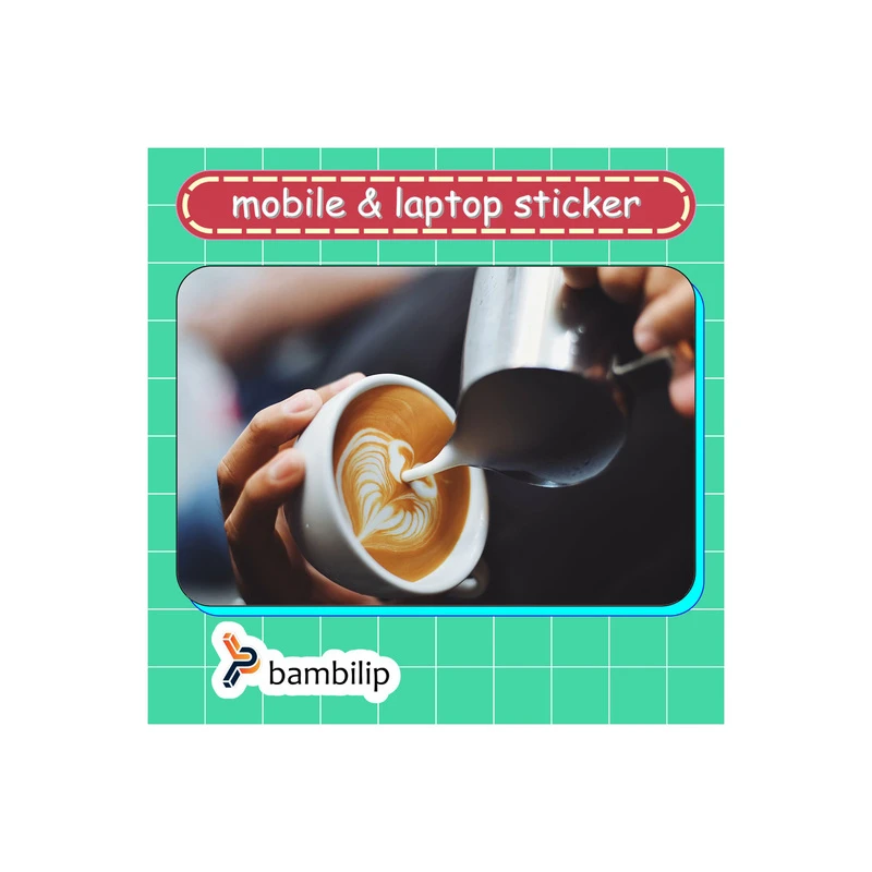 استیکر بامبیلیپ مدل کارت عابر طرح قهوه کد 1342895
