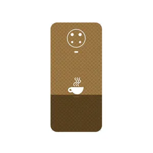 MAHOOT Minimal Cup of Coffee Icon Cover Sticker for Nokia G20