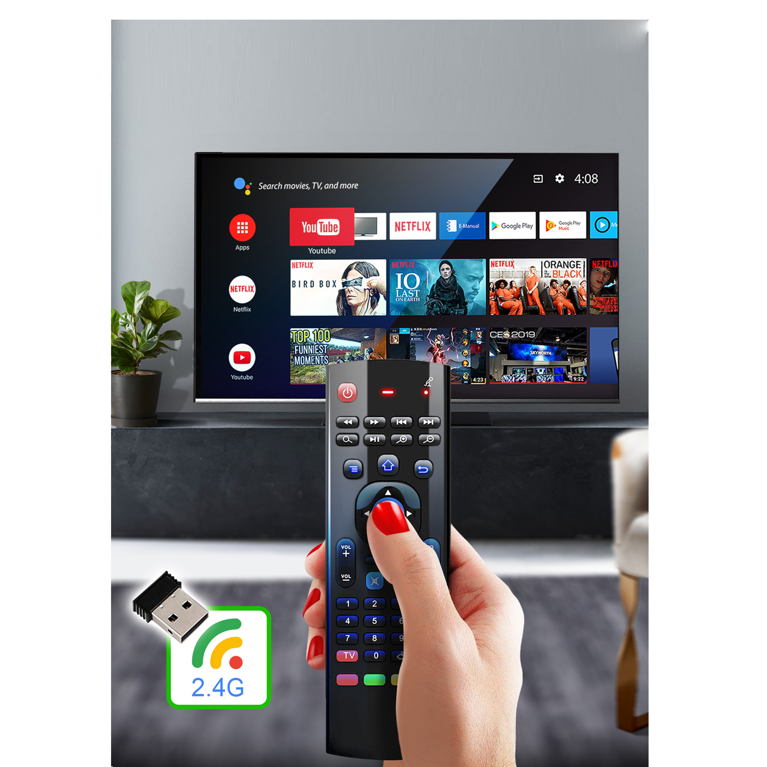 ریموت ایر ماوس مدل MX3-MIC