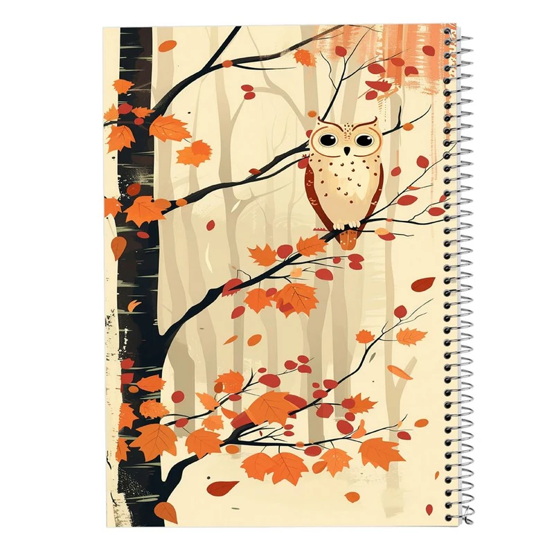 دفتر ژورنال نویسی 50 برگ مدوپد مدل نقطه ای طرح پرنده کد DF15258