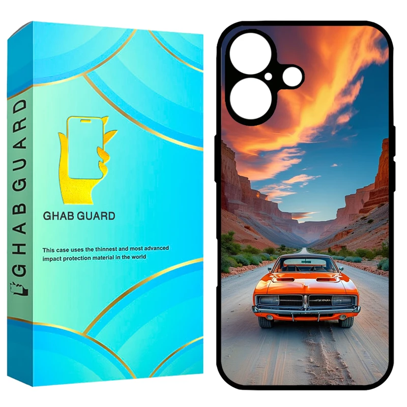 کاور قاب گارد طرح ماشین مدل GCHP16 مناسب برای گوشی موبایل اپل iPhone 16