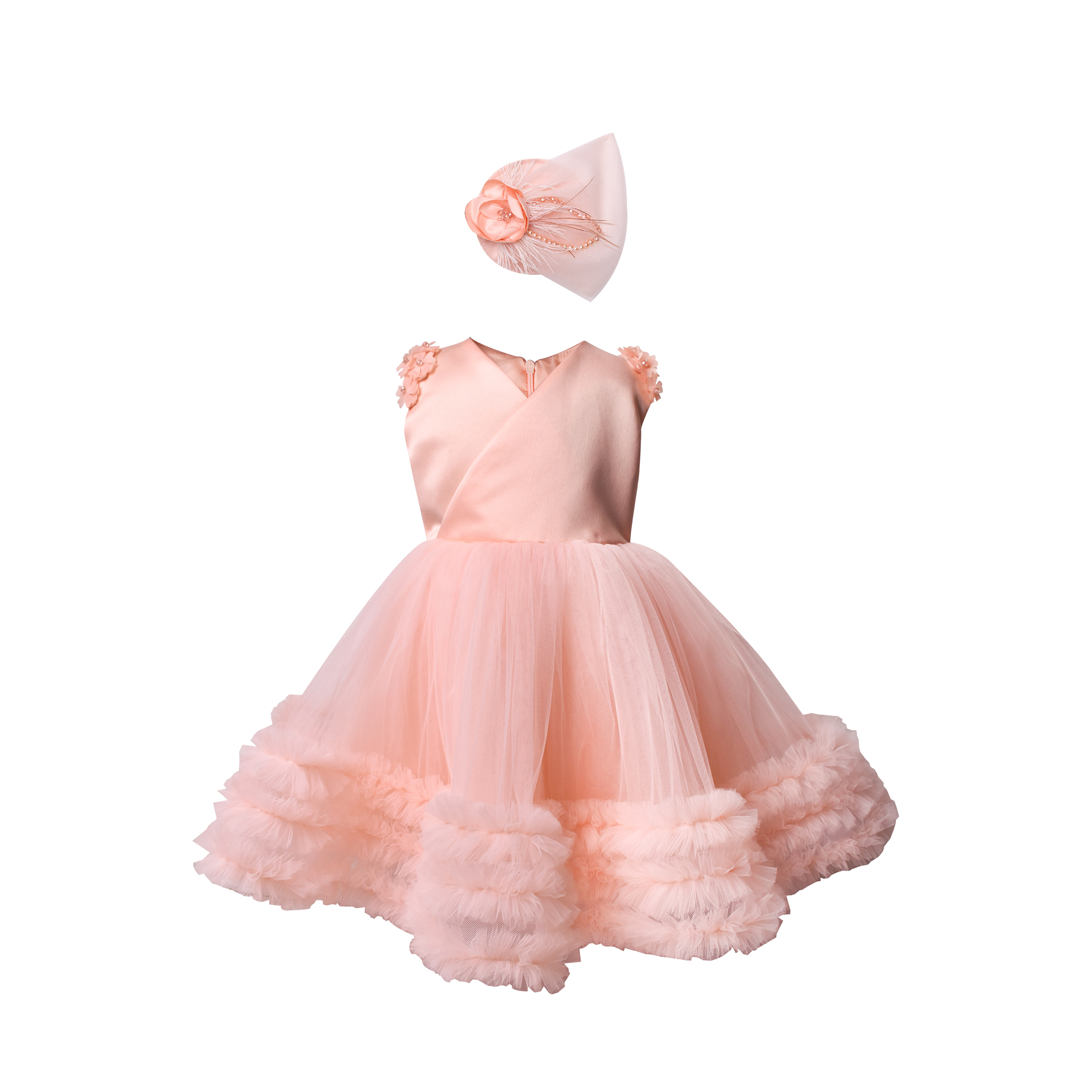 ست پیراهن و گیره مو دخترانه مدل مجلسی