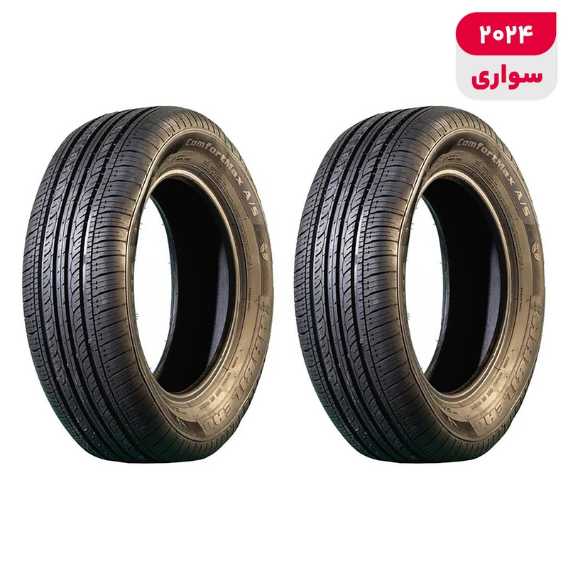 لاستیک خودرو هابیلد مدل H202 سایز 14 / 60 / 205 میلی‌متر تولید سال 2024 - 2 حلقه