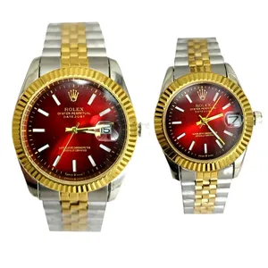 ست ساعت مچی عقربه ای زنانه و مردانه مدل datejust