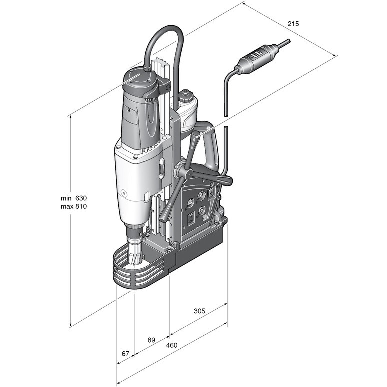 دریل مگنت فاین مدل KBU 110-4 M