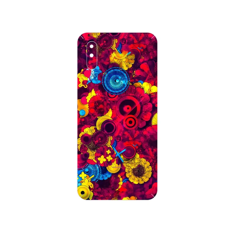 برچسب پوششی ماهوت مدل Vector Flower Garden Digital Art مناسب برای گوشی موبایل شیائومی Redmi 9i Sport