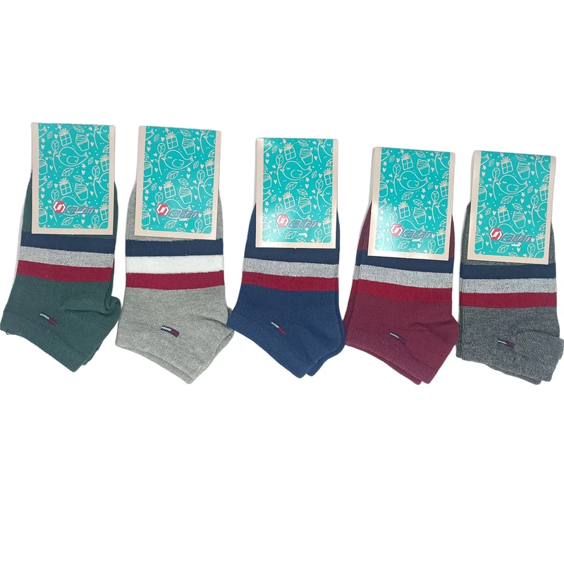 جوراب پسرانه کد 3002-25 مجموعه 5 عددی