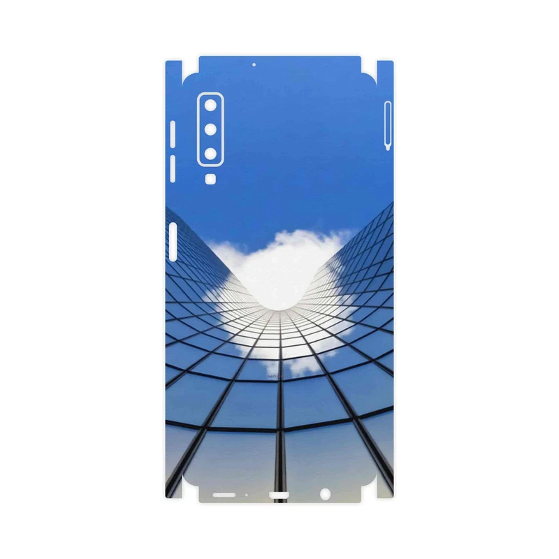 برچسب پوششی ماهوت مدل Glass skyscraper-FullSkin مناسب برای گوشی موبایل سامسونگ Galaxy A7 2018