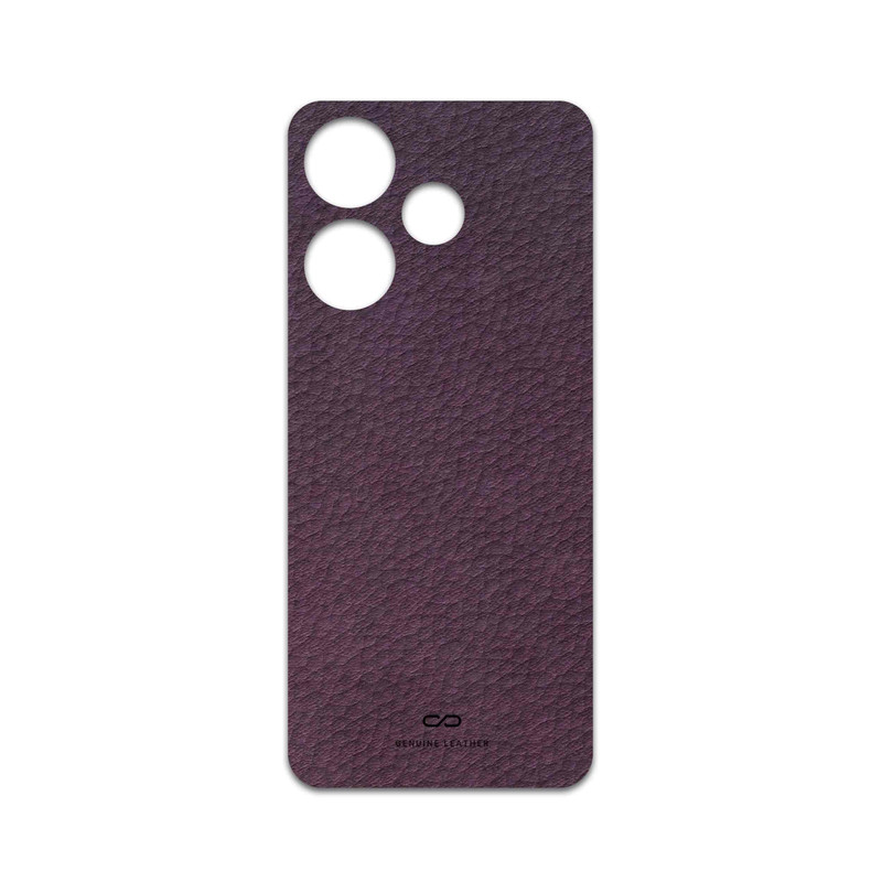 برچسب پوششی ماهوت مدل Purple-Leather مناسب برای گوشی موبایل شیائومی Redmi 13