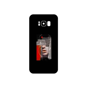 MAHOOT Collage of Mouth Cover Sticker for Samsung Galaxy S8