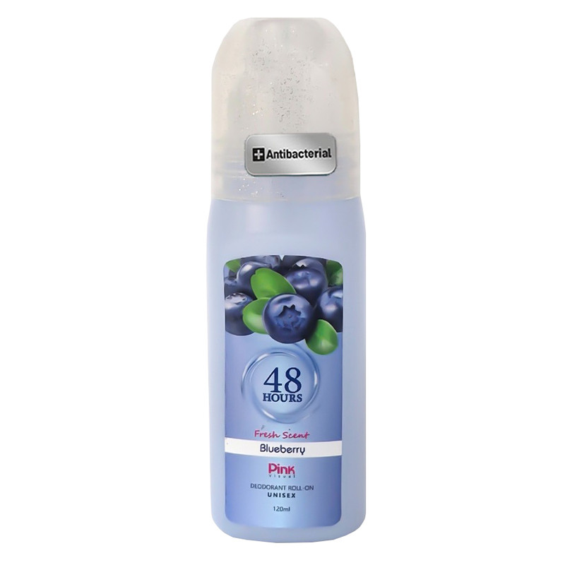رول دئودورانت پینک ویژوآل مدل BlueBerry حجم 120 میلی‌لیتر