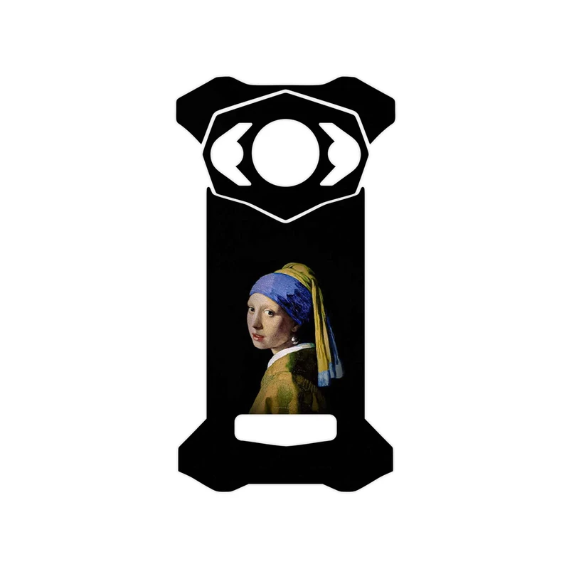 برچسب پوششی ماهوت مدل Girl with a Pearl Earring of Vermeer مناسب برای گوشی موبایل دوجی S98 Pro