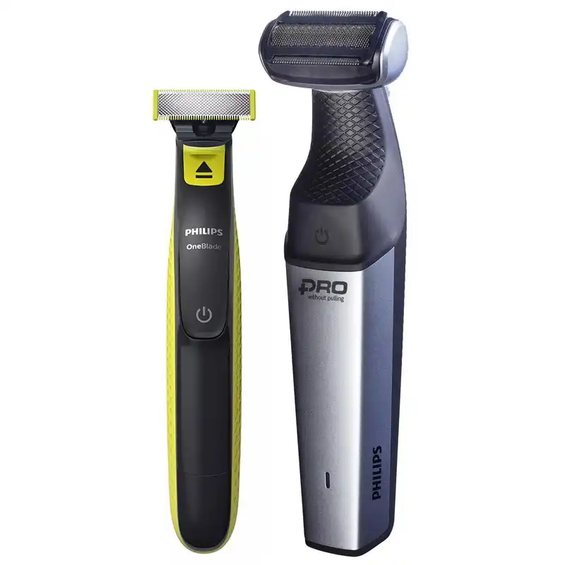 ماشین اصلاح موی بدن و صورت فیلیپس مدل 5000pro به همراه ماشین اصلاح وان بلید